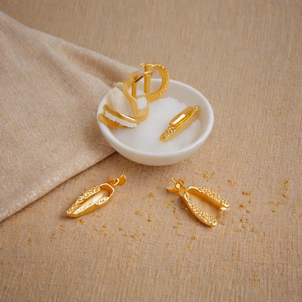 Jak wyczyścić złote kolczyki w domu?